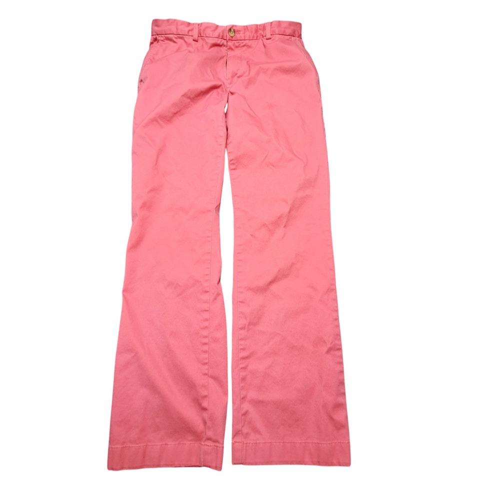 Vineyard Vines Mens Breaker Pant Coral Pink Chino Trousers 34x32